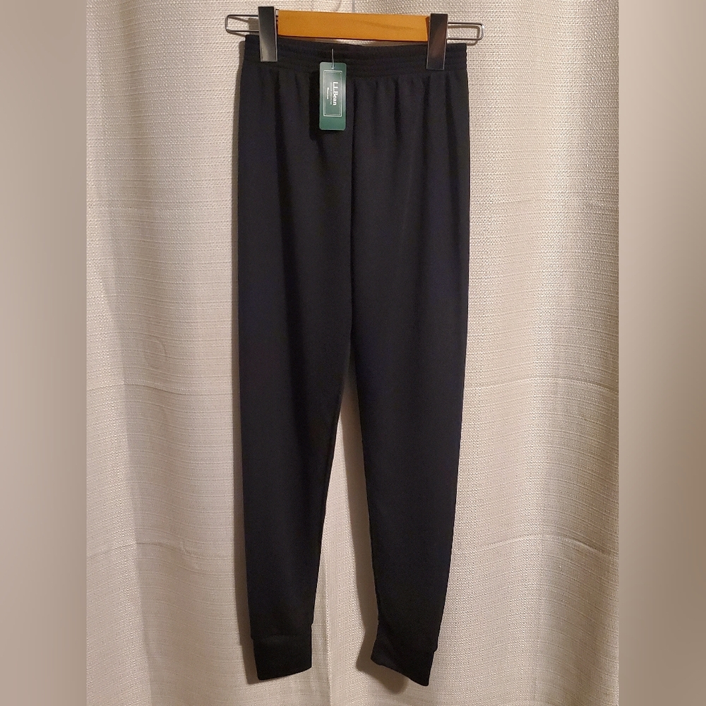 (3/$20) NWT LL Bean Boys Black Track Pants